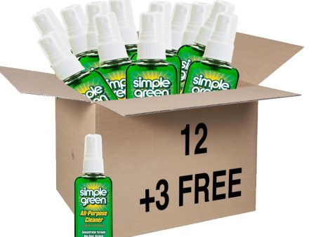 Simple Green Original Spray All-Purpose Cleaner, 12x 3 oz For Sale