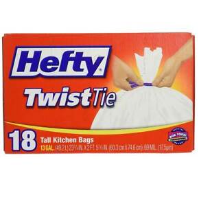 Hefty Tall Kitchen Bags 13 Gal, 18 ct Online Hot Sale