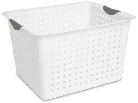 Sterilite Deep Ultra Basket White, 40 x 33 x 26 cm Online now