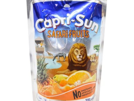 Capri Sun Safari Fruits Flavor Drinks, 200 ml Hot on Sale