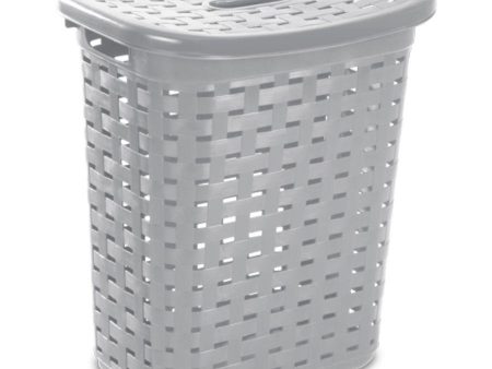 Sterilite Weave Laundry Hamper, Grey Discount