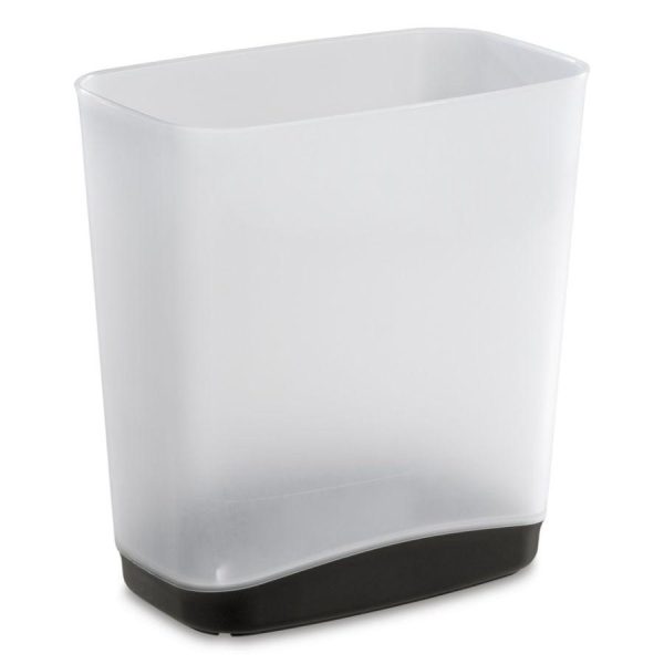 Sterilite Rectangular Slim Waste Basket, 3.3 Gal Fashion