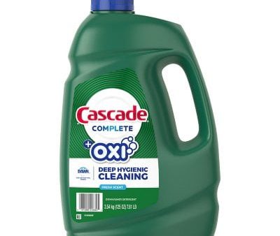 Cascade Dishwasher Gel +Oxi 125 oz Online