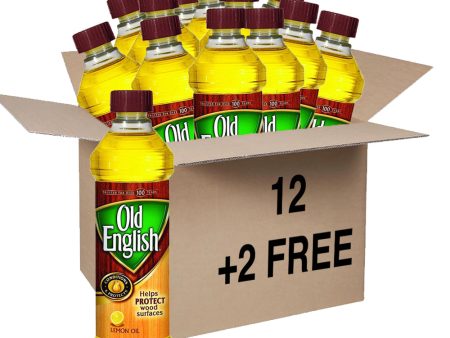 Old English, Furniture Polish Lemon Oil, 12x16 oz Cheap