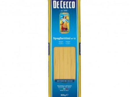 De Cecco Spaghettini n°11, 500 g Online