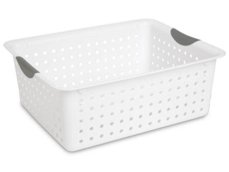 Sterilite Large Ultra Basket White, 40L x 32.7L x 15W cm Fashion