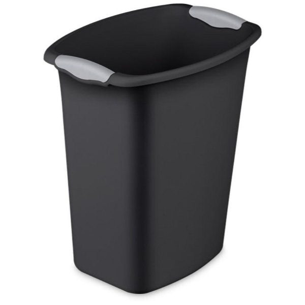 Sterilite Ultra Waste basket Black, 12 qt Online Hot Sale