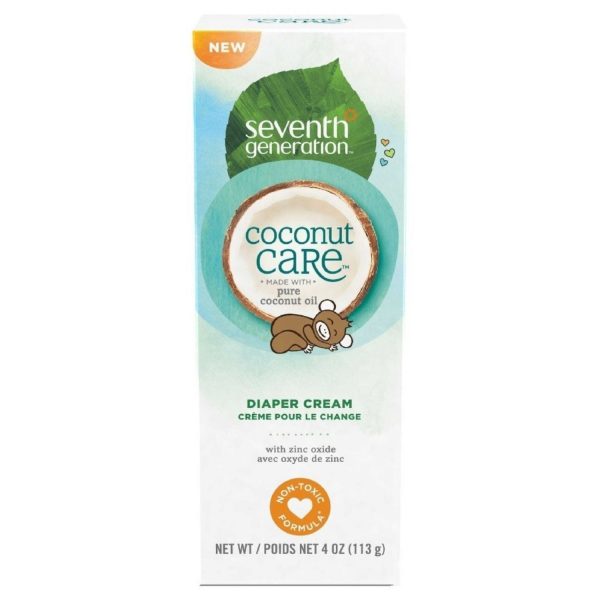 Seventh Generation, Coconut Care Diaper Cream, 4 oz Online Hot Sale