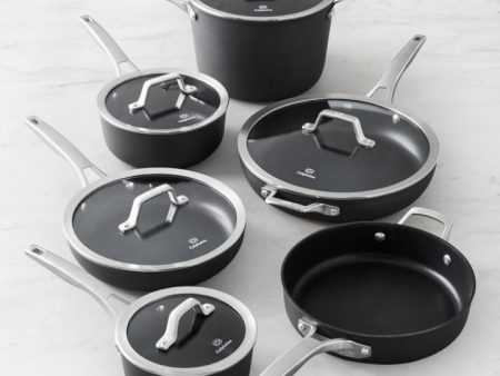 Calphalon cookware anodized set, 11 PCs. Online Sale