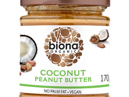 Biona Organic Coconut Peanut Butter, 170 g Discount