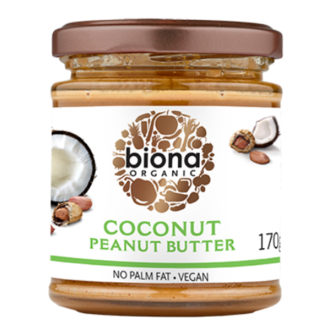 Biona Organic Coconut Peanut Butter, 170 g Discount