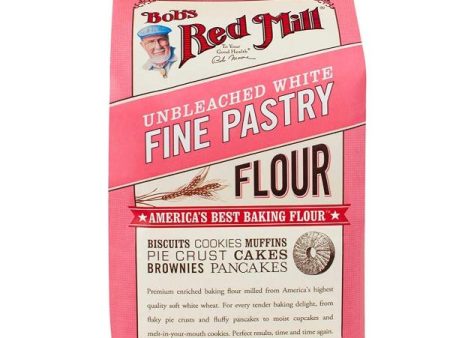 Bob s Red Mill Unbleached Fine White Pastry Flour, 5 LB For Discount