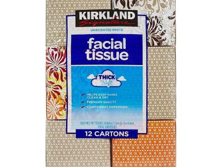 Kirkland Unscented White Facial 90 Tissues 2-Ply, 12 Pk Online