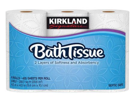 Kirkland Bath Tissue 5x 6 Rolls Sale