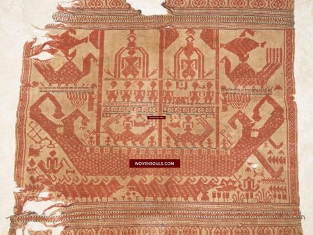 929 Superb Antique Semangka Tampan Shipcloth Sumatra Textile - 1700s Supply