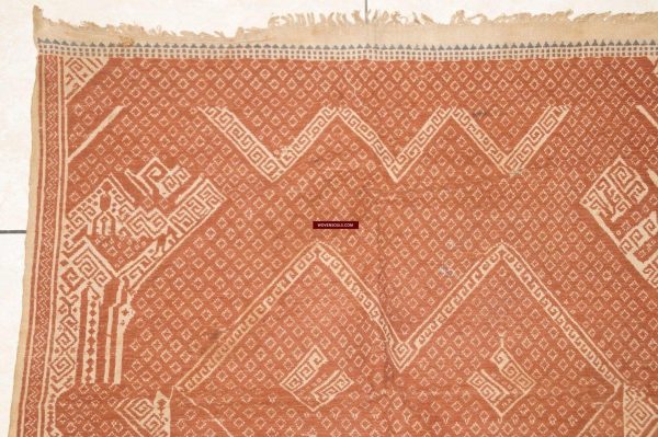 927 Rare Antique Tampan Ship cloth Sumatra Textile Art Fashion