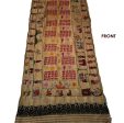 850 Rare Namawali Vrindavani Assam Vastra - Silk with Double Sided Embroidery Online now