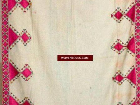 593 Antique Swat Valley Wedding Shawl Textile with Silk Embroidery Sale