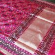 Red-Indian Pink Pure Katan Silk Banarasi Handloom Saree Fashion