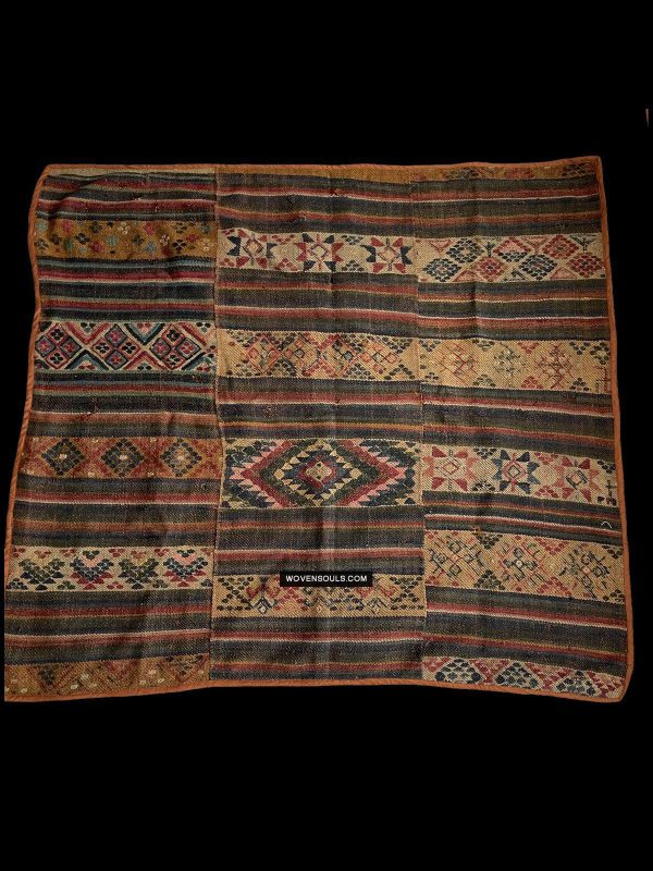 1302  Antique Bhutan Textile - Charkab Rain Cloak Supply