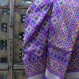 Purple Pure Katan Silk Banarasi Handloom Patola Saree Fashion