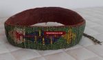 204 Pair of Antique Dayak Bead Head Bands Borneo For Sale