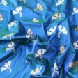 Blue-Green Pure Katan Silk Banarasi Handloom Dupatta Online