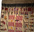 850 Rare Namawali Vrindavani Assam Vastra - Silk with Double Sided Embroidery Online now