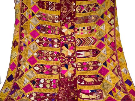 808 Antique Darshan Dwar Phulkari Bagh Textile - Wedding Scene Fashion