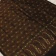 Black-Brown Pure Soft Satin Silk Tanchoi Jamawar Banarasi Handloom Saree Online