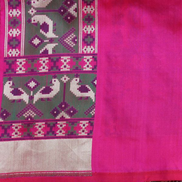 Red-Indian Pink Pure Katan Silk Banarasi Handloom Saree Fashion