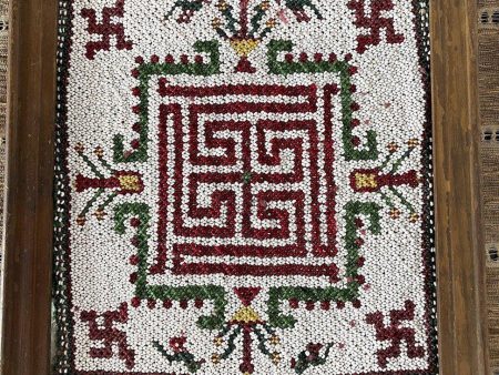 1537 Old Jain Ceremonial Indian Art Beadwork Discount