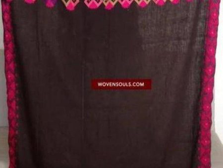 768 Semi-antique Swat Black Shawl for Men Supply