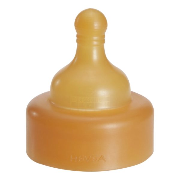 Hevea Natural Rubber Wide Neck Feeding Bottle Nipple on Sale