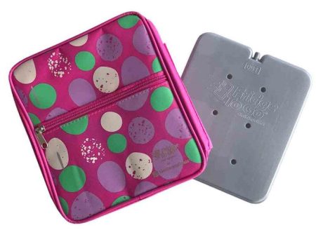 Fridge To Go Insulated Lunch Box Medium - Pink Stones on Sale