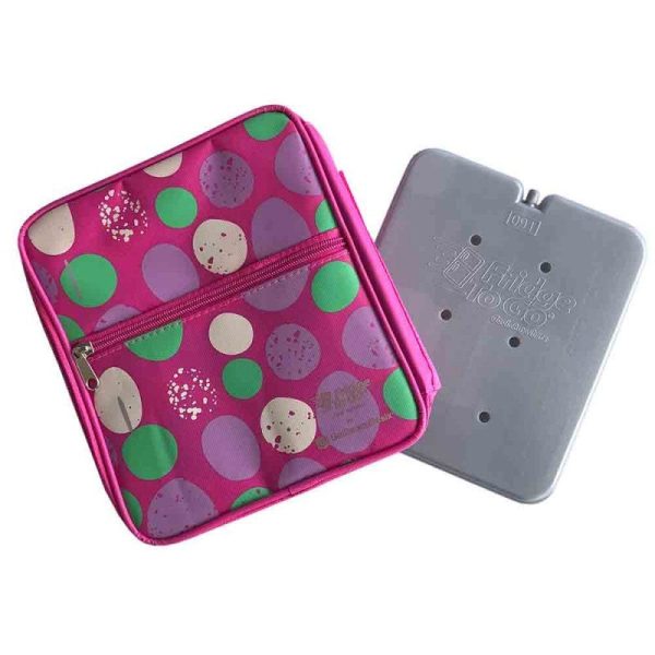 Fridge To Go Insulated Lunch Box Medium - Pink Stones on Sale