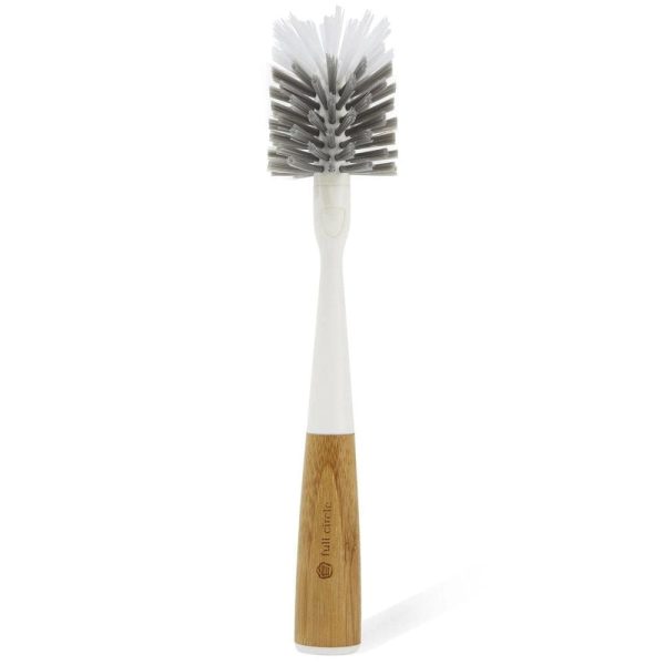 Full Circle Clean Reach Bottle Brush - White Online now