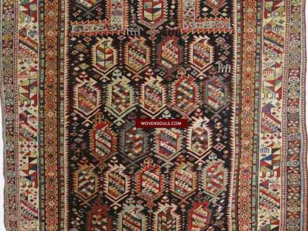 110 Antique Shirvan Prayer Rug Wall Art - Gallery-2 Sale