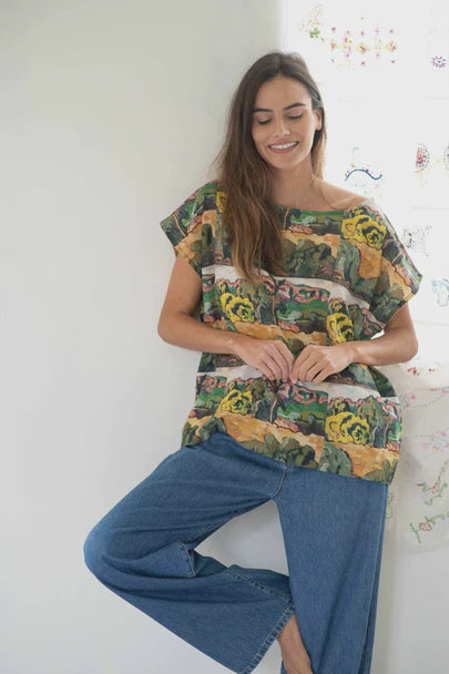 Lazybones Eleanor Top - Woodland Fashion