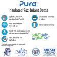 Pura Kiki Insulated Infant Bottle 260ml - Rose Online Sale