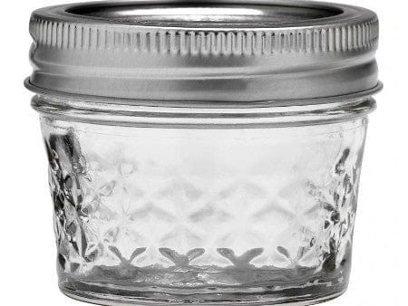 Ball Mason Regular Mouth Jar 130ml 4oz - Quilted Fashion