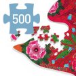 Djeco Art Puzzle 500 Piece - Bird Shaped Sale