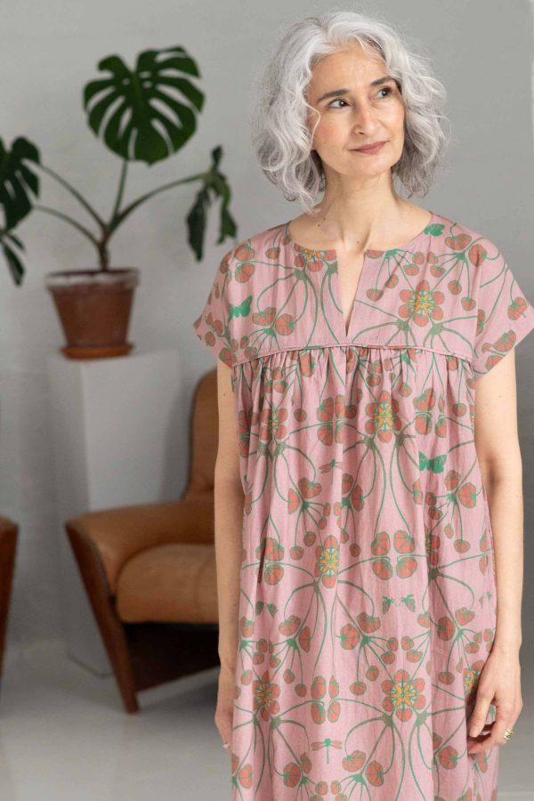 Lazybones Organic Cotton Mila Dress - Terra Sale