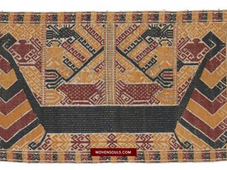 1444 Antique Tatibin Ship Cloth Sumatran Textile Supply