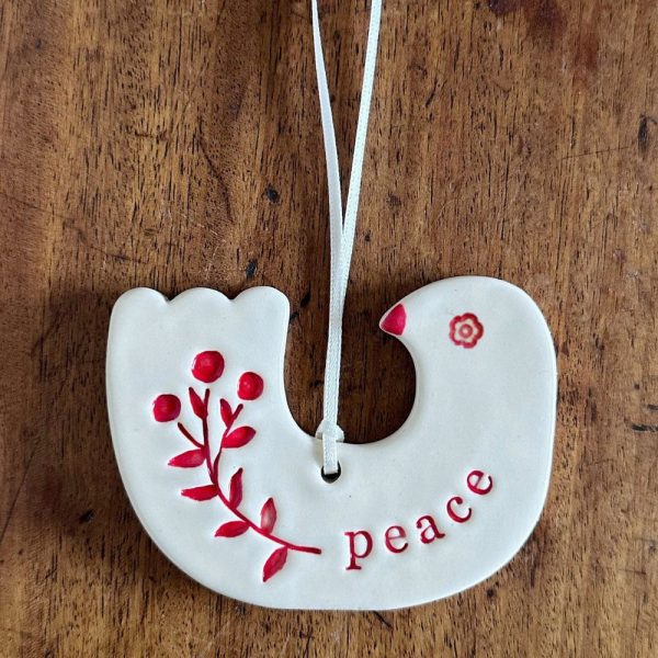 Paper Boat Press Christmas Ornament - Bird of Peace Sale