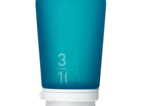 GoToob+ Large Refillable Travel Bottle 100ml - Teal Single Online now