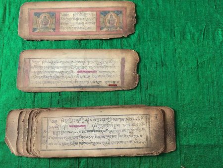 1116 Antique Tibetan   Mongolian Buddhist Manuscript Online Hot Sale