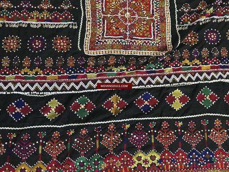 917 Vintage Kohistani Abbasi Shawl Fine Embroidery Online now