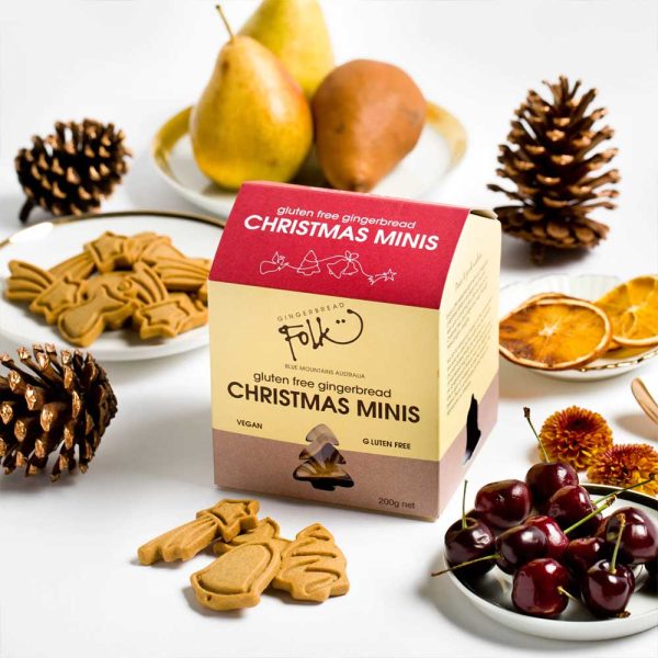 Gingerbread Folk Gluten Free Christmas Minis 200g Supply