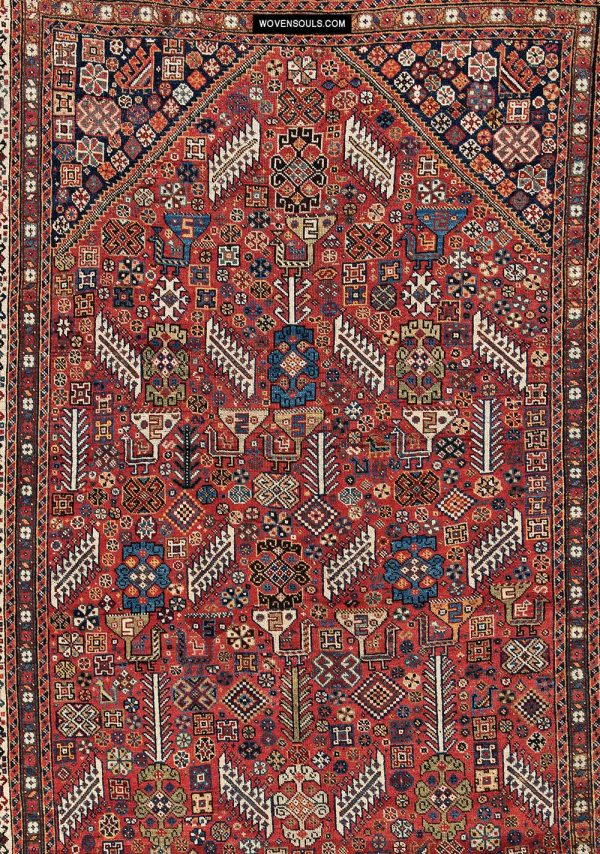 1388 The Wovensouls Antique Peacock Shekarlu Rug Fashion